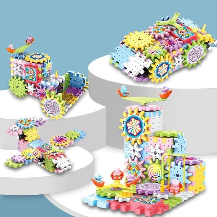 Rotating Gear Building Blocks