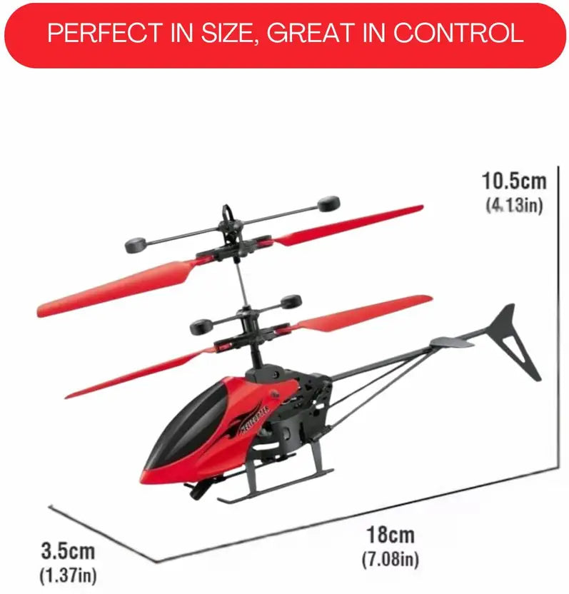 Helicopter with Hand Gravity Sensor